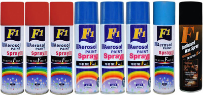 

F1 Spray Paint Multicolor Spray Paint 450 ml(Pack of 8)