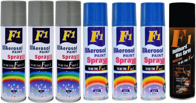 

F1 Spray Paint Multicolor Spray Paint 450 ml(Pack of 7)