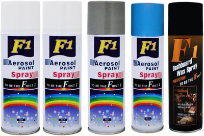 F1 MULTICOLOR Spray Paint 450 ml(Pack of 5)