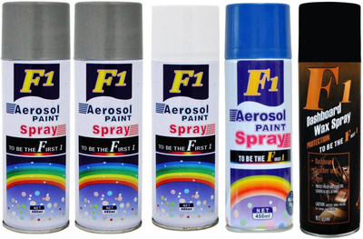

F1 MULTICOLOR Spray Paint 450 ml(Pack of 5)