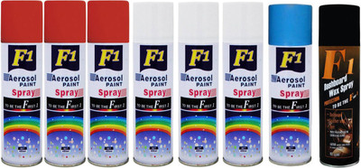 

F1 Spray Paint Multicolor Spray Paint 450 ml(Pack of 8)