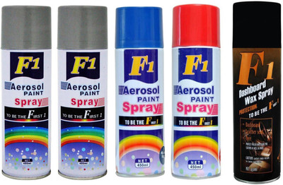 

F1 MULTICOLOR Spray Paint 450 ml(Pack of 5)