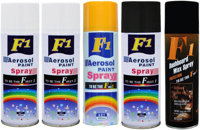 

F1 MULTICOLOR Spray Paint 450 ml(Pack of 5)