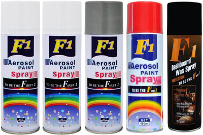 

F1 MULTICOLOR Spray Paint 450 ml(Pack of 5)