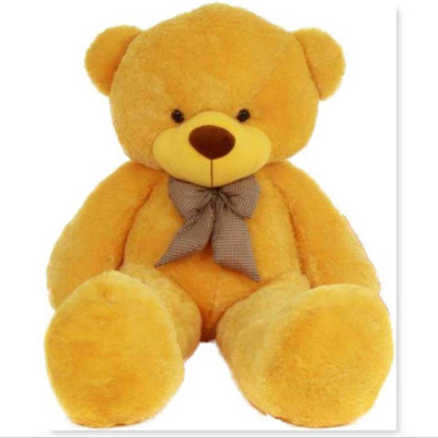 

PreciousPearl 5 Feet Giant Teddy Bear - 111 cm(Mustard)