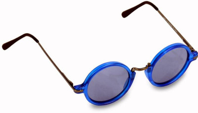 BULL-i Round Sunglasses(For Men & Women, Blue)