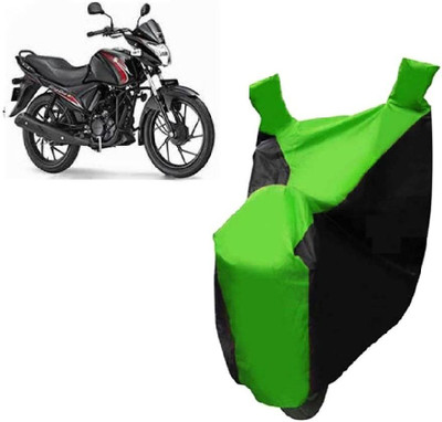 Autocraft Two Wheeler Cover for Suzuki(Sling Shot Plus, Green)