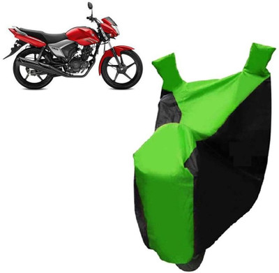 Autocraft Two Wheeler Cover for Yamaha(Ray Z, Green, Black)