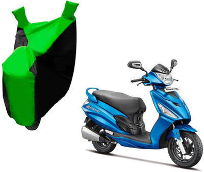 Autocraft Two Wheeler Cover for Hero(Maestro Edge, Green, Black)