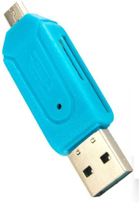 BB4 Micro OTG TF T-flash for Cell Phone PC Card Reader USB Adapter(Multicolor) available at flipkart for Rs.199