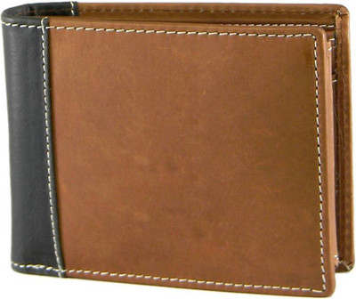 

choice365 Men Tan Genuine Leather, Artificial Leather Wallet(6 Card Slots)