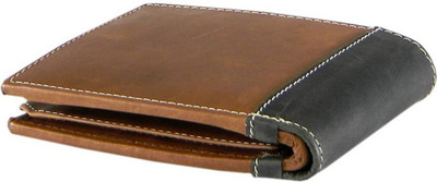 

choice365 Men Brown Genuine Leather Wallet(9 Card Slots), Black;brown;multicolor