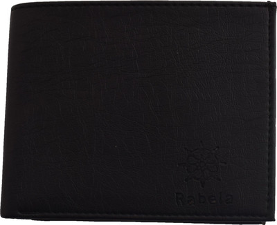 Rabela Men Black Artificial Leather Wrist Wallet(7 Card Slots)