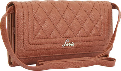 Lavie Casual Brown Clutch