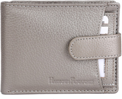 

Hammonds Flycatcher Men Grey Genuine Leather Wallet(7 Card Slots)