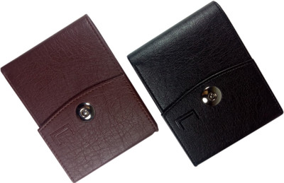 

craft n life Men Multicolor Artificial Leather Wallet(3 Card Slots), Black;brown
