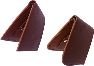 

FRIENDS & COMPANY Men Tan Genuine Leather Wallet(8 Card Slots)