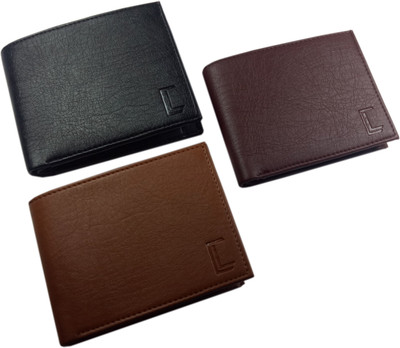 

craft n life Men Multicolor Artificial Leather Wallet(3 Card Slots), Multiple