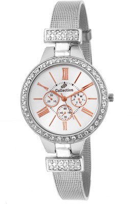 DP COLLECTION DpColl~9002 Orange Sheffer Chain Analog Watch  - For Women   Watches  (DP COLLECTION)