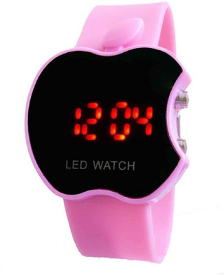 View Aaradhya Fashion Apple Pink Digital Watch  - For Boys Wrist Watches Price Online(Aaradhya Fashion)