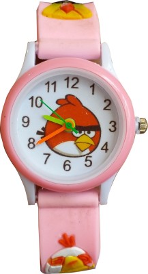 SS Traders -Cute Pink Angrybird Plastic Dial Analog Watch  - For Boys & Girls   Watches  (SS Traders)