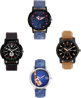 Rich Club Style Combo Of 4 Modish Multi~Colour Watch  - For Men   Watches  (Rich Club)