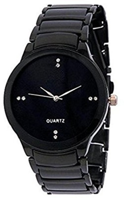 Rana Watches Mens watch black dial with black strap analog watch for Mens Watch  - For Men   Watches  (Rana Watches)