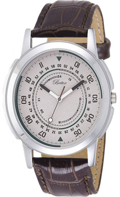 

Britex BT7013 Leather strap ~Men~ steel Watch - For Couple