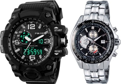 Oxhox Analog - Digital and Analog Combo Of 2 Watch  - For Men   Watches  (Oxhox)