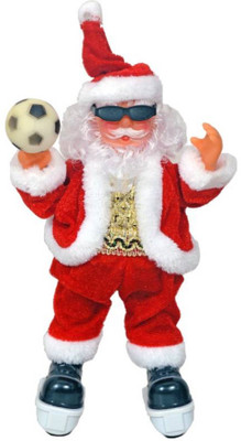 

AR Enterprises Merry Christmas Skating Rolling Ball Santa Claus (Red)(Red)
