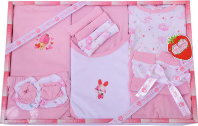 

Momsyard PC New Born Gift Set Pink(Pink)