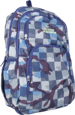 

Flying Machine FMLO8027 18 L Backpack(Multicolor), Black grey