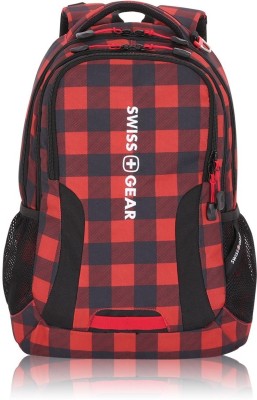 

Swiss Gear Laptop Backpack LUMBERJACK 23 L Laptop Backpack(Red, Black)