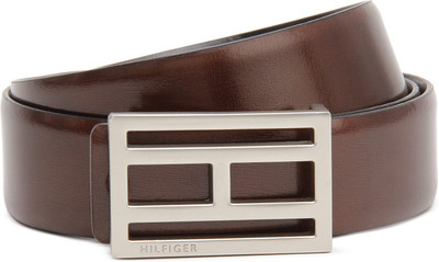 

Tommy Hilfiger Men Black, Brown Genuine Leather Belt, Brown/black
