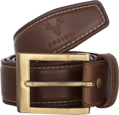 

Corium Men Formal Brown Artificial Leather Belt