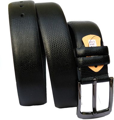 

AVB Men Black Artificial Leather Belt