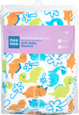 

MeeMee Printed  Blanket(Cotton, Green