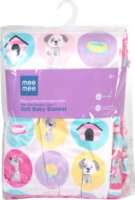 

MeeMee Printed  Blanket(Cotton, Multicolor