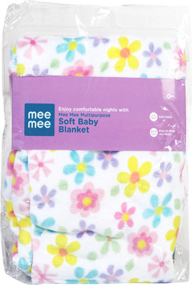 

MeeMee Printed  Blanket(Cotton, Pink