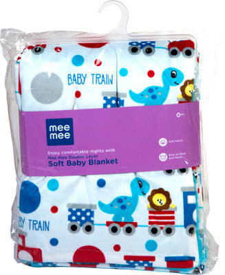 

MeeMee Printed  Blanket(Cotton, Red