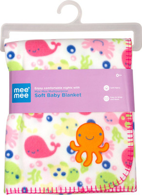 

MeeMee Printed  Blanket(Cotton, Multicolor