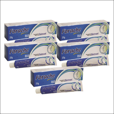 

West Coast Forache Rub ointment Decongestant Vaporizing - Pack of 5 Gel(100 g)