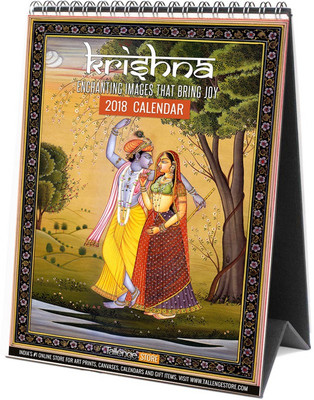

Tallenge Best Selling Desk Calendar 2018 - Enchanting Krishna Art Desk Calendar For Home & Office 2018 Table Calendar(Multicolor, Krishna Artworks)