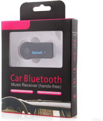 

Voltegic ® Universal 3.5mm Wireless Bluetooth Car Kit AUX Audio Music Receiver Adapter Volt-AR-106 Bluetooth(Black)