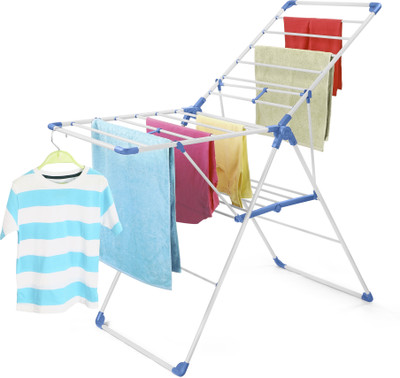 

Bonita Tubello Carbon Steel, Plastic Floor Cloth Dryer Stand(Blue)