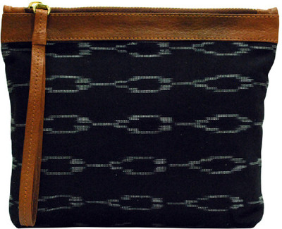 Clean Planet Casual Black, Brown Clutch