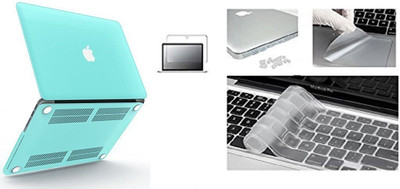 

LUKE MacBook Pro 15 Retina Case (NO CD-ROM Drive) - Ultra Slim Snap On Hard Shell Protective Cover for MacBook Pro 15.4" with Retina Display A1398 with Silicone Keyboard Cover, LCD HD Clear Screen Protector and 12pcs Dust plug +Touchpad Protector Combo Se