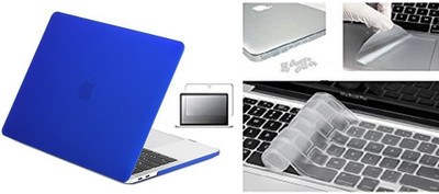 

LUKE MacBook Pro 13 Case 2016,Smooth Soft-Touch Matte Frosted Rubberized Hard Shell Cover for Apple MacBook Pro 13" inch A1706 A1708 (NEWEST Release October 2016) with Touch Bar & Touch ID + touch bar protector + dust plugs + screeh protector + keyboard g