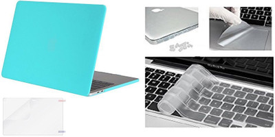 

LUKE MacBook Pro 15 Case 2017 & 2016 A1707, Rubberized Hard Case Shell Cover and Keyboard Cover for Apple Macbook Pro 15 inch touch bar (Newest 2017 & 2016 Release) with Touch Bar and Touch ID with Silicone Keyboard Cover, LCD HD Clear Screen Protector an