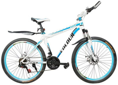 

GOGO A1.COM COLOUR 650 Mountain Bicycle with High carbon steel frame and 26’’ wheels 26 T 21 Gear Mountain/Hardtail Cycle(White)
